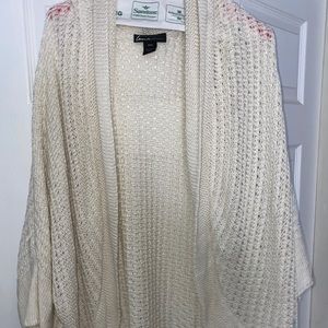 Lane Bryant sweater open drape cardigan